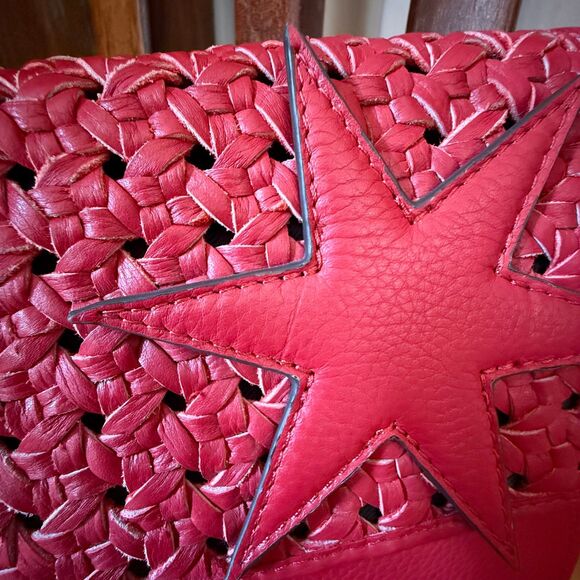 Lodis 1965 Americano Crossbody Bag Clutch Red - Picture 10 of 16